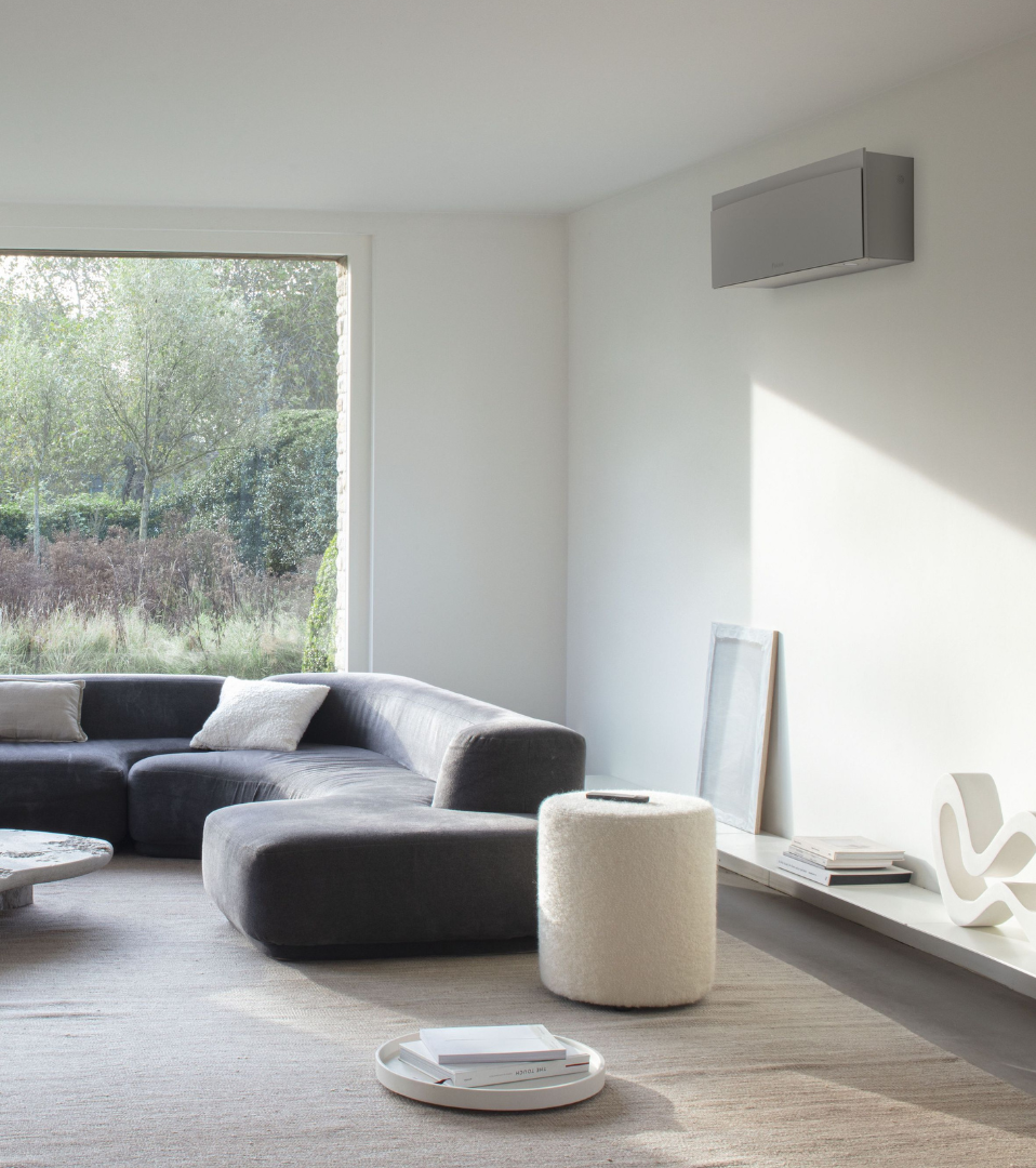 Wohnzimmer mit Daikin Klimaanlage